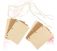 NIYANGLE 4 Piezas Tarjetas De Felicitación De Madera Hechas Mano Libro De Votos Matrimoniales Creativo Cuaderno De Votos para Bodas De Papel Kraft Artesanal