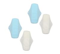 NIYANGLE 4 Piezas Toalla Higiénica De Malla Toallas Sanitarias Lavables Toallas Higiénicas De Mujer Almohadilla Menstrual Niña Protegeslips Lavables Empujar Recubrimiento Ropa Interior