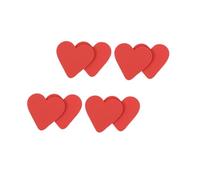 NIYANGLE 4 Protectores Antideslizantes para de Tacón con Diseño de Corazón Rojo Parches Adhesivos Duraderos para Zapatos de Mujer y Hombre Mejora el Agarre Superficies Resbaladizas