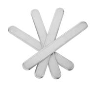 NIYANGLE 4 sistemas de guía táctiles de acero inoxidable para pavimentos ciegos en áreas públicas con fácil instalación y guía para personas con discapacidad visual