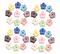 NIYANGLE 40piezas Mini Pinzas Cabello Forma De Flor Color Random Accesorios Para Bebés y Niñas Decoración De Pelo Para Fiesta o Cotidiano