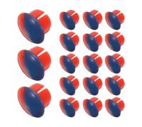 NIYANGLE 40piezas Tapas Decorativas para Grifo de Plástico Indicadores Rojo y Azul para Temperatura de Agua Cubre Orificio de Señal para Grifos de Baño y Cocina Reemplazo DIY
