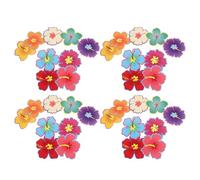 NIYANGLE 45 Piezas Decoración para Aulas Infantiles Papel de Flores Vibrantes, Fácil de Aplicar y Escribir, Adecuado para Estación de Flores en Escuelas y Jardines de Infancia