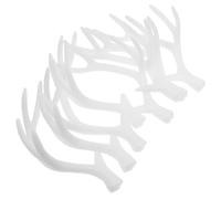 NIYANGLE 4par Cornamenta Artificial Navideña De Plástico De Tocados Diy Cornamenta Decoración De Animales Para Cosplay Adornos Navideños Para Decoración Del Hogar