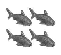 NIYANGLE 4piezas Cast Iron Fish Cooking Tool Natural Iron Supplement For Vegan Athletes Pregnant Women And Vegetarians Heat-resistant Portable Kitchen Cookware