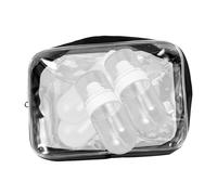 NIYANGLE 4piezas Mangueras Invertidas Flexibles para Viaje Botellas Rellenables Prueba de Fugas para Lociones y Champús Líquidos para Maquillaje y Cosméticos Vuelos