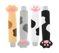 NIYANGLE 4piezas Para Uñas Mango De Patita De Gato Herramienta De Silicona Para Arte De Uñas Para Esmalte De Gel Ojo De Gato Accesorios De Manicura Creativa