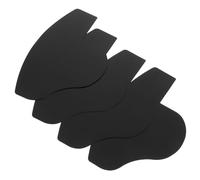 NIYANGLE 4piezas Tarjeta De Línea De Cabello Para Hombres De Plantilla Para Guía De Barba Herramienta Para Forma Línea De Cabello Para Diseño De Peinado y Aplicación De Spray De Fibra