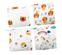 NIYANGLE 4piezas Toallitas Lavables Para Pañuelos De Limpieza y Absorción De Saliva Cómodos y Flexibles