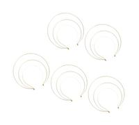 NIYANGLE 5 diademas de de diosa: elegante diadema de tres capas para mujer. Diadema de diosa de metal decorativa para cosplay, renacimiento y fiestas.