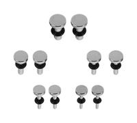 NIYANGLE 5 Pares Tapones y Acabado Espejo para Acero Inoxidable Orejas Diseño Cilíndrico para Expansión Fácil Mantenimiento Sencillo, Ideales para Epidermis Sensible