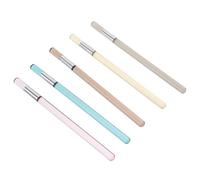 NIYANGLE 5 Piezas Lápices Eternos Sin Tinta con Barril Transparente y Punta Metálica Reutilizables para Dibujo Bocetos Escritura Estudiantes Escolares