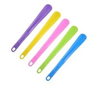 NIYANGLE 5 Piezas Levantador De Zapatos De Gente Perezosa Calzador Con Mango Botas Deportivas Herramientas Para Usar Zapatos Herramientas Mini Calzador Cambiarse De Zapatos Niño Portátil