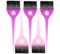 NIYANGLE 5 Piezas Peine de Teñido de Cabello Profesional Peines Coloridos para Salón y Casa Herramienta Esencial para Coloristas de Limpiar y Secado Rápido Color Aleatorio