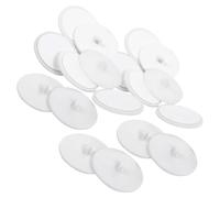 NIYANGLE 50 Ganchos Autoadhesivos Transparentes para Techo y Pared, Discos Redondos de 3 Cm, Ganchos Extraíbles sin Taladro para Colgar Decoración en Hogar, Oficina y Eventos