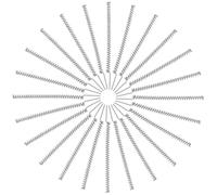 NIYANGLE 50 Piezas de Resortes de Acero Inoxidable para Manualidades de Bonsái y Decoración de Plantas, Duraderos y Versátiles para Proyectos de Crochet en Interiores