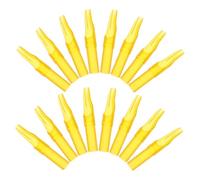 NIYANGLE 50 Piezas Punta Del Tubo De Tatuaje De Seguridad Consejos De Reemplazo Para Tatuajes Aguja De Plástico Punta De Aguja Herramientas Duraderas Uso