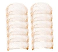 NIYANGLE 50 Piezas Unidades Redecillas Para Moño Accesorios Pelo Mujeres Niñas Azafatas Enfermeras y Camareras Redecilla Invisible Para Moño Cubre Para De Danza