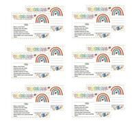 NIYANGLE 50 Tarjetas de Recompensas Aula Tarjetas Motivacionales de Buen Comportamiento Postales de Incentivo para Estudiantes Elementos Imprescindibles para Jardín de Infancia