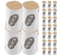 NIYANGLE 54 Rollos de Moxa de Artemisa Pura 1.8x3.6 Cm para Moxibustión Terapéutica sin Humo, Pilares de Moxa para Aliviar Dolores, Mejorar Circulación y Cuidado Corporal en Casa