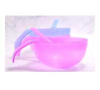 NIYANGLE 5juego Cuencos Faciales de Plástico con Herramientas DIY para Mascarillas Accesorios Skincare Portátiles para Mujer Mezcla y Aplicación Fácil Colores Aleatorios Color Aleatorio