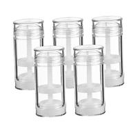 NIYANGLE 5piezas Botella de Antitranspirante Envases Vacíos de Plástico para Aromática Botellas de Pasta Vacias para Fabricación Casera de Desodorante Mujer