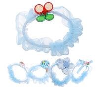 NIYANGLE 5piezas Coleteros Bonitos para Pelo para Niñas Pequeñas Coleteros Elásticos para Cabello Accesorios para Cabello para Niñas para Fiesta y Día Diario