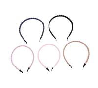 NIYANGLE 5piezas Cristal Elegante Diadema De Moda Para Mujer Diadema De Cuentas Pelo Accesorio De Peinado Para Fiesta