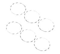NIYANGLE 6 anillos de fijación de 29,5 mm de material resistente al desgaste, compatible con mecanismos Nh35/36, anillos espaciadores para montaje amortiguador de golpes para carcasa de reloj