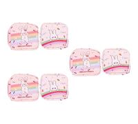 NIYANGLE 6 Piezas Bolsa De Almacenamiento De Toallas Higiénicas Bolsa De Toallas Higiénicas Mini Carteras para Mujer Portador De Tampones Minimonedero Tela Lindo Alumno Servilleta Sanitaria