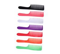 NIYANGLE 6 Piezas Peine para Cortadora S Peine de Peluquería Forma Curva Peinar el Cabello Masaje Artículo Cuidado del Cabello Uso Salones de Belleza o Casa