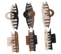 NIYANGLE 6 Piezas Pinzas de Pelo Mujer de Pinzas de Resina Matte Accesorios de Cabello Antideslizantes para Tipo de Cabello Clean Girl Aesthetic