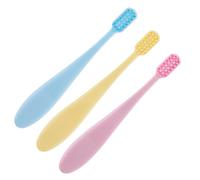 NIYANGLE 6 Uds/2 Juegos De Cepillos De Dientes De Viaje Para Niños Cepillo De Dientes Para Niños Cepillo De Dientes Blanqueador Raspado De Lengua Cepillos De Dientes De Piel Suave Cepillo