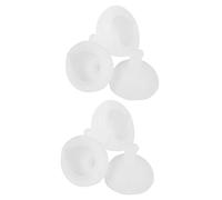 NIYANGLE 6 Uds Silicona Esputo Golpeteo Cpt Taza Pediátrica Removedor De Esputo De Silicona Silicona Pat Esputo Taza De Percusión Pecho Taza De Percusión Para Bebé Masaje De Percusión Gel