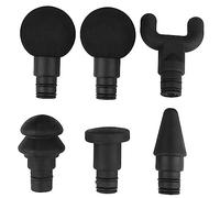 NIYANGLE 6 Unids/Set Adaptador De Tejido Profundo Accesorio De Masajeador De Perforación Rompecabezas De Masaje Conjunto De 6 Piezas Accesorio De Masajeador De Rompecabezas Accesorio De