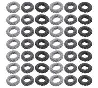 NIYANGLE 60 gomas elásticas de punto para el pelo: gomas de crochet para el pelo, cómodas y esponjosas, accesorios para mujeres, niñas, adolescentes y niños.
