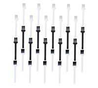 NIYANGLE 60 Piezas Cepillo De Limpieza De Afeitadora Shavemate Mini Cepillo De Pelo Portátil Impresoras De Computadora Limpiador De Maquinilla De Afeitar Eléctrica Plumero Eléctrico