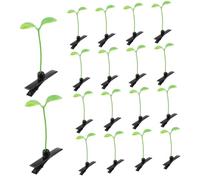 NIYANGLE 60 Piezas Pinzas Pelo Forma de Brotes Pinzas Cabello Divertidas Accesorios Cabello para Chicas Adolescentes Brotes de Soja y Plantas para Fiesta o Diario Uso