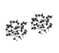 NIYANGLE 60 Piezas Reemplazo De Picos Tacón Puntas De Reparación De Calzado Zapateros Para Tacones Altos Consejos Para Caminar Con Tacones Tacos De Reemplazo De Zapatos Sustituto Silenciar