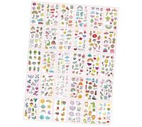 NIYANGLE 60hojas Tatuajes Diy Pegatinas Corporales Colores Hermosos Para Adultos