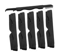 NIYANGLE 6piezas Pinceles Para Cejas Cepillo y Peine Para Mujeres Fácil Almacenamiento Transporte Materiales Resistentes