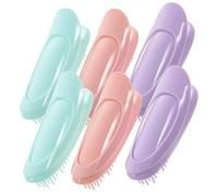 NIYANGLE 6piezas Pinza Para Peinar El Cabello Pinzas Voluminizadoras Sin Marcas Para Aumentar Volumen Raíz Del Cabello Para Rulos Grandes y Rizados