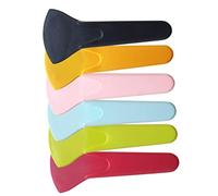 NIYANGLE 6piezas Unidades Funda Protectora Magnética Para Tijeras Funda De Pp Duradera Para Cuchillas Cubierta Segura y Ligera Para Tijeras De Cocina Incluye Colores Negro Verde Rojo Azul