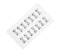 NIYANGLE 7 Pestañas Halloween Falsas Para Mujer Diseño Creativo Y Ligero Reutilizables Para Fiesta Cosplay Y Maquillaje Festivo