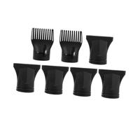 NIYANGLE 7 Piezas Boquillas para Secador de Pelo Accesorios Profesionales de Plástico con Diseño Concentrador y Peine Plano para Salón y Hogar Secado y Duradero