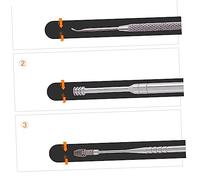 NIYANGLE 7 Piezas Limpiador De Oídos Juego De Herramientas Cureta De Cera Palillo De Oído De Acero Inoxidable Cerumen Para Eliminar Individual