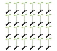 NIYANGLE 70 Pinzas Pelo Forma de Brotes de Soja, Pequeñas y Ligeras, Hechas de Plástico, Ideales para Varios Peinados Ocasiones