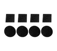 NIYANGLE 8 Almohadillas Filtrantes de Algodón para Filtro de Bote de Basura, Absorción de Olores, Fácil Reemplazo, Forma Cuadrada y Redonda para Cocina y Oficina