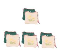 NIYANGLE 8 Piezas Bolsa De Almacenamiento De Toallas Higiénicas Organizador De Inserción De Bolso Almohadillas Femeninas Bolsa De Cambio Bolsa Pequeña Sabana De Algodon Portátil Alumno