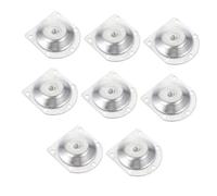 NIYANGLE 8 Piezas Placas de Montaje Anguladas para Patas de Muebles Placas Resistentes para Fijación de Patas de Sofá Mesa y Banco Soporte Duradero con Ángulo de Grados para Prolongar Vida